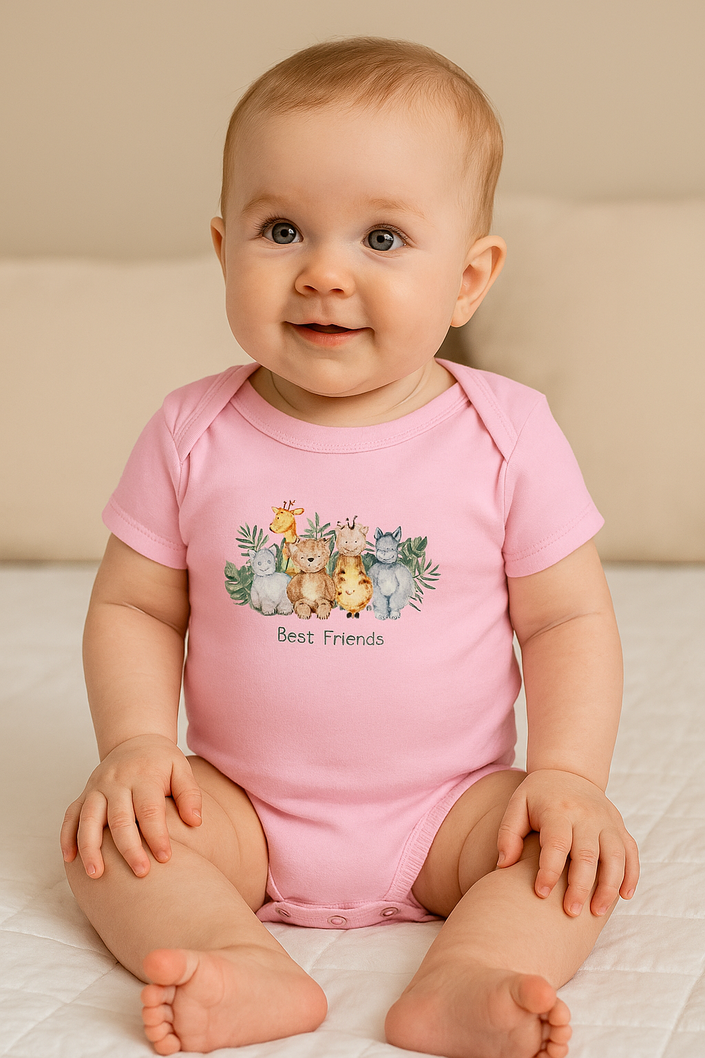 Baby short sleeve one piece